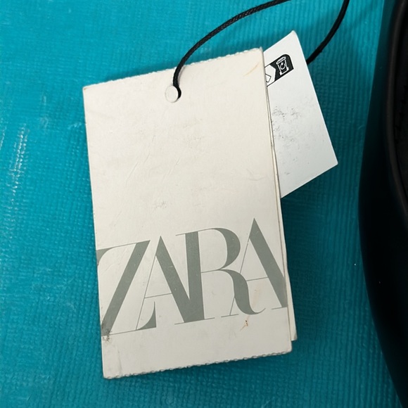 Zara Leather Ballerina Flats - Picture 7 of 9